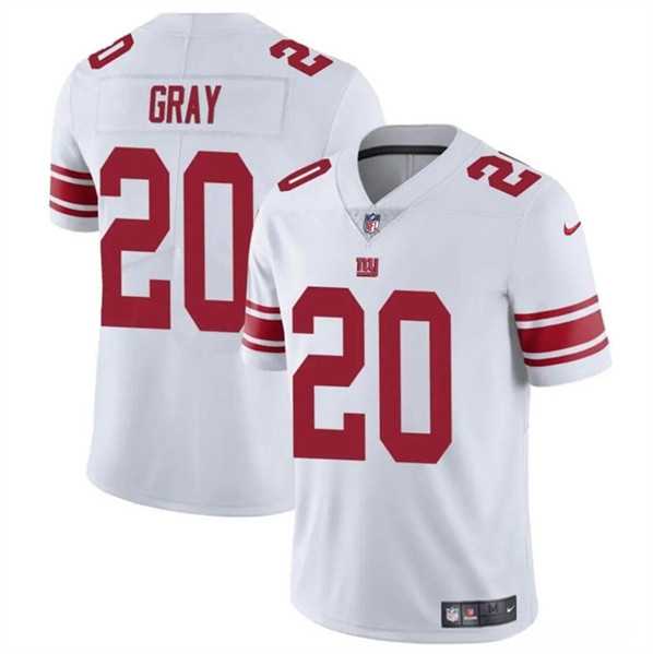 Men & Women & Youth New York Giants #20 Eric Gray White Vapor Untouchable Limited Football Stitched Jersey->new york giants->NFL Jersey